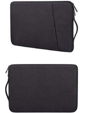 Ntech Macbook Pro 13 Inch Hoes Laptophoes 13 Inch- Macbook Air 2018/2019/2020 Case Laptop Sleeve handvat & ruimte Zwart