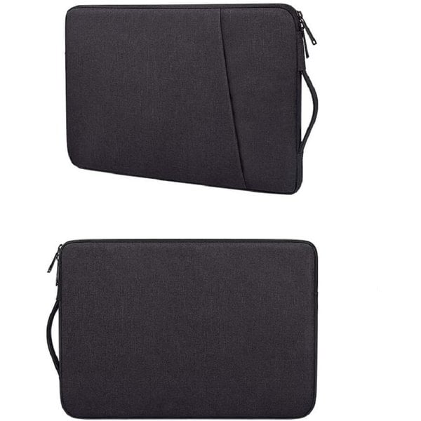 Ntech Hoes Geschikt voor Macbook Pro 13 Inch Hoes Laptophoes 13 Inch- Hoes Geschikt voor Macbook Air 2018/2019/2020 Case Laptop Sleeve handvat & ruimte Zwart