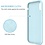 Ntech Hoesje Geschikt voor iPhone Xr Hoesje – Licht Blauw Liquid siliconen Hoesje Nano TPU backcover - met 2 Pack Screenprotector / tempered glass