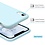 Ntech Hoesje Geschikt voor iPhone Xr Hoesje – Licht Blauw Liquid siliconen Hoesje Nano TPU backcover - met 2 Pack Screenprotector / tempered glass