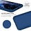 Ntech Hoesje Geschikt voor iPhone Xr Hoesje – Navy Liquid siliconen Hoesje Nano TPU backcover - met 2 Pack Screenprotector / tempered glass