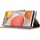 Ntech Hoesje Geschikt Voor Samsung Galaxy a12 hoesje bookcase Bruin - Hoesje Geschikt Voor Samsung Galaxy a12 hoesje - 1x Hoesje Geschikt Voor Samsung Galaxy a12 screenprotector screen protector