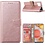 Ntech Hoesje Geschikt Voor Samsung Galaxy a12 hoesje - bookcase Rose goud - Hoesje Geschikt Voor Samsung Galaxy a12 hoesje - 1x Hoesje Geschikt Voor Samsung Galaxy a12 screenprotector screen protector