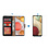 Ntech Hoesje Geschikt Voor Samsung Galaxy a12 hoesje bookcase Zwart - Hoesje Geschikt Voor Samsung Galaxy a12 hoesje - 3x Hoesje Geschikt Voor Samsung Galaxy a12 screenprotector screen protector