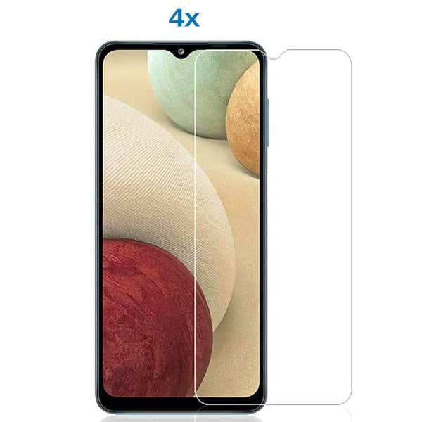 Ntech Screenprotector Geschikt voor Samsung Galaxy A12 screenprotector - 4x Screenprotector Geschikt voor Samsung Galaxy a12 screen protector