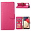 Ntech Hoesje Geschikt Voor Samsung Galaxy A02s Hoesje Geschikt Voor Samsung Galaxy A02s bookcase wallet case - Pink