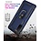 Ntech Hoesje Geschikt Voor Samsung Galaxy S21 Hoesje Geschikt Voor Samsung Galaxy S21 armor case Ring houder TPU backcover met Ring houder / Ring vinger houder / standaard - Donker Blauw