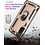 Ntech Hoesje Geschikt Voor Samsung Galaxy S21 Hoesje Geschikt Voor Samsung Galaxy S21 armor case Ring houder TPU backcover met Ring houder / Ring vinger houder / standaard - Goud