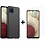 Ntech Screenprotector Geschikt voor Samsung Galaxy A12 siliconen cover - Galaxy A12 TPU Back case Zwart met Galaxy A12 met Screenprotector 2 stuks