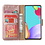 Ntech Hoesje Geschikt Voor Samsung Galaxy A52 hoesje Rose Goud - Hoesje Geschikt Voor Samsung Galaxy A52 5G bookcase met Pasjeshouder