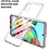 Ntech  Hoesje Geschikt Voor Samsung Galaxy A72 siliconen backcover - Galaxy A72 transparant ultra dun TPU hoesje Back case + 2x Glazen Screenprotector