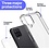 Ntech Hoesje Geschikt Voor Samsung Galaxy A12 Hoesje + 1x Screen Protector, met Galaxy A12 Anti-Scratch siliconen Shockproof Cases Cover