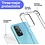 Ntech Hoesje Geschikt Voor Samsung Galaxy A52 Hoesje + 1x Screenprotector, met Galaxy A52 Anti-Scratch siliconen Shockproof Cases Cover