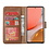 Ntech Hoesje Geschikt Voor Samsung Galaxy A32 Hoesje portemonnee hoes - Hoesje Geschikt Voor Samsung Galaxy A32 5G bookcase wallet cover - Bruin