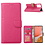 Ntech Hoesje Geschikt Voor Samsung Galaxy A32 Hoesje portemonnee hoes - Hoesje Geschikt Voor Samsung Galaxy A32 5G bookcase wallet cover - Pink