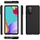 Ntech Hoesje Geschikt Voor Samsung Galaxy A52 hoesje Zwart hoesje colour TPU Back Cover +Galaxy A52 2x Glazen screenprotector