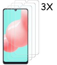 Ntech Samsung A32 4G Screenprotector - Galaxy A32 4G tempered glass Screenprotector - 3 stuks