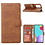 Ntech Hoesje Geschikt Voor Samsung Galaxy A32 4G hoesje bookcase Bruin - Hoesje Geschikt Voor Samsung Galaxy A32 4G portemonnee book case hoes cover