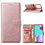 Ntech Hoesje Geschikt Voor Samsung Galaxy A32 4G hoesje bookcase Rose Goud - Hoesje Geschikt Voor Samsung Galaxy A32 4G portemonnee book case hoes cover