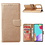 Ntech Hoesje Geschikt Voor Samsung Galaxy A32 4G hoesje bookcase Goud - Hoesje Geschikt Voor Samsung Galaxy A32 4G portemonnee book case hoes cover