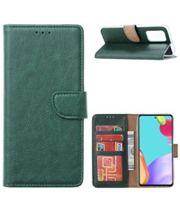 Ntech Samsung A32 4G hoesje bookcase Groen - Samsung Galaxy A32 4G portemonnee book case hoes cover