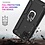 Ntech Hoesje Geschikt Voor Samsung Galaxy A12 5G Hoesje kickstand Armor met Ring houder TPU backcover hoesje - Zwart met Galaxy A12 screenprotector 2 pack