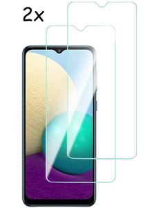 Ntech Screenprotector Samsung A02 Screenprotector - Galaxy A02 Tempered Glass - 2 Stuks