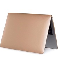 Merkloos Macbook Case voor Macbook Pro 13 inch (2020) A2289/A2251 - Laptop Cover - Metallic Koper Goud