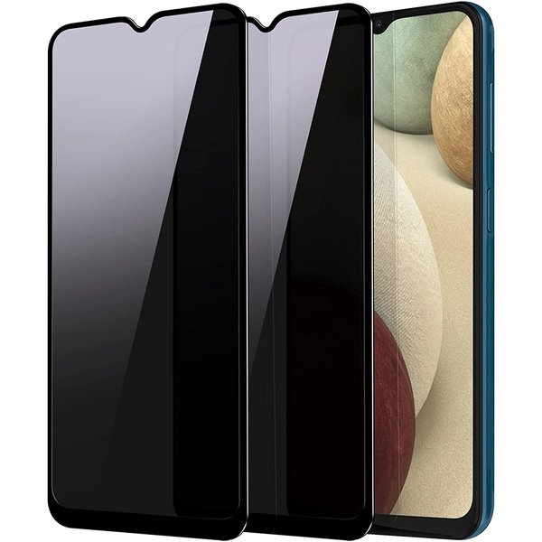 Ntech Screenprotector Geschikt voor Samsung Galaxy  A32 5G  / A12 Privacy Glass -  Galaxy A32 5G Anti Spy Screen - Privacy Glass Screenprotector Geschikt voor Samsung Galaxy A12 / A32 5G - Privacy Screenprotector Galaxy A32 - Privacy Screenprotector - 2 pack