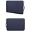 Ntech  Hoes geschikt voor Hoes Geschikt voor Macbook Air hoes 13,3 2018 / 2019 / 2020 / 2022Hoes - Sleeve Spatwater proof hoesje met handvat & ruimte voor accessoires Donker Blauw