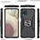 Ntech Hoesje Geschikt Voor Samsung Galaxy A12 Hoesje Heavy Duty Armor Hoesje Zwart - Galaxy A12 Case Kickstand Ring cover met Magnetisch Auto Mount- Hoesje Geschikt Voor Samsung Galaxy A12 screenprotector 2 pack