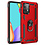 Ntech Hoesje Geschikt Voor Samsung Galaxy A52s Hoesje - Galaxy A52 5G / 4G Rood hoesje ( 4G & 5G ) Anti-Shock Hybrid Armor case Ring houder TPU backcover met kickstand