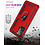 Ntech Hoesje Geschikt Voor Samsung Galaxy A52s Hoesje - Galaxy A52 5G / 4G Rood hoesje ( 4G & 5G ) Anti-Shock Hybrid Armor case Ring houder TPU backcover met kickstand