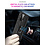 Ntech Hoesje Geschikt Voor Samsung Galaxy A72 Hoesje - Galaxy A72 Zwart hoesje Anti-Shock Hybrid Armor case Ring houder TPU backcover met kickstand