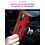 Ntech Hoesje Geschikt Voor Samsung Galaxy A72 Hoesje - Galaxy A72 Rood hoesje Anti-Shock Hybrid Armor case Ring houder TPU backcover met kickstand