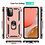 Ntech Hoesje Geschikt Voor Samsung Galaxy A72 Hoesje - Galaxy A72 Rose Goud hoesje Anti-Shock Hybrid Armor case Ring houder TPU backcover met kickstand