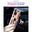 Ntech Hoesje Geschikt Voor Samsung Galaxy A72 Hoesje - Galaxy A72 Rose Goud hoesje Anti-Shock Hybrid Armor case Ring houder TPU backcover met kickstand