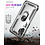 Ntech Hoesje Geschikt Voor Samsung Galaxy A32 Hoesje - Galaxy A32 5G Zliver hoesje Anti-Shock Hybrid Armor case Ring houder TPU backcover met kickstand