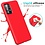 Ntech Hoesje Geschikt Voor Samsung Galaxy A52s Hoesje - Galaxy A52 5G / 4G hoesje Silicone Rood - Galaxy A52 Liquid Silicone Soft Nano cover - 2pack Screenprotector Galaxy A52