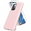 Ntech Hoesje Geschikt Voor Samsung Galaxy A52s Hoesje - Galaxy A52 5G / 4G hoesje Silicone licht Pink - Galaxy A52 Liquid Silicone Soft Nano cover - 2pack Screenprotector Galaxy A52