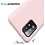 Ntech Hoesje Geschikt Voor Samsung Galaxy A52s Hoesje - Galaxy A52 5G / 4G hoesje Silicone licht Pink - Galaxy A52 Liquid Silicone Soft Nano cover - 2pack Screenprotector Galaxy A52