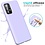 Ntech Hoesje Geschikt Voor Samsung Galaxy A72 hoesje - A72 5G / 4G hoesje Silicone Lila - Galaxy A72 Liquid Silicone Soft Nano cover - 2pack Screenprotector Galaxy A72