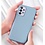 Ntech Hoesje Geschikt Voor Samsung Galaxy A72 hoesje - A72 5G / 4G hoesje Silicone Blauw - Galaxy A72 Liquid Silicone Soft Nano cover - 2pack Screenprotector Galaxy A72