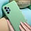 Ntech Hoesje Geschikt Voor Samsung Galaxy A32 hoesje - A32 4G hoesje Silicone Groen - Galaxy A32 Liquid Silicone Soft Nano cover - 2pack Screenprotector Galaxy A32