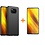 Ntech Screenprotector geschikt voor Xiaomi Poco X3 Hoesje Siliconen case Zwart cover TPU hoes met Poco X3 Screenprotector Glazen tempered glass 2 pack