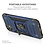 Ntech Hoesje Geschikt voor iPhone 11 - Heavy Duty Armor hoesje Met Kickstand ringhouder Blauw