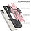 Ntech Hoesje Geschikt voor iPhone 11 Pro Max - Heavy Duty Armor hoesje Met Kickstand ringhouder – Rosegoud