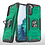 Ntech Hoesje Geschikt Voor Samsung Galaxy S21 Hoesje - Heavy Duty Armor hoesje Groen - Galaxy S21 silicone TPU hybride hoesje Kickstand ringhouder met Magnetisch Auto Mount