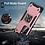 Ntech Hoesje Geschikt Voor Samsung Galaxy S21 Ultra Hoesje - Heavy Duty Armor hoesje Rose Goud - Galaxy S21 Ultra silicone TPU hybride hoesje Kickstand ringhouder met Magnetisch Auto Mount