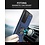 Ntech Hoesje Geschikt Voor Samsung Galaxy S21 Ultra Hoesje - Heavy Duty Armor hoesje Blauw - Galaxy S21 Ultra silicone TPU hybride hoesje Kickstand ringhouder met Magnetisch Auto Mount